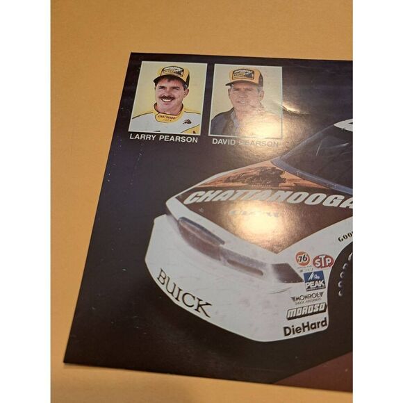 1989 Larry & David Pearson Chattanooga Chew NASCAR Driver Card #16 Vintage - Picture 3 of 3